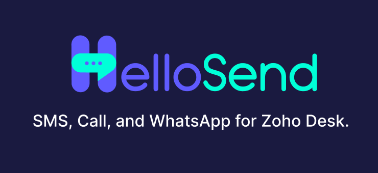 HelloSend: Call, SMS & WhatsApp for Zoho Desk icon
